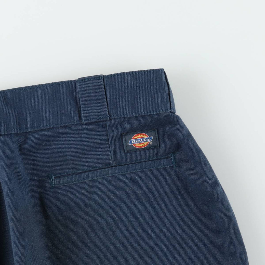 Dickies Work Pants Men's W32 equivalent polyester Navy blue Vintage Second Hand
