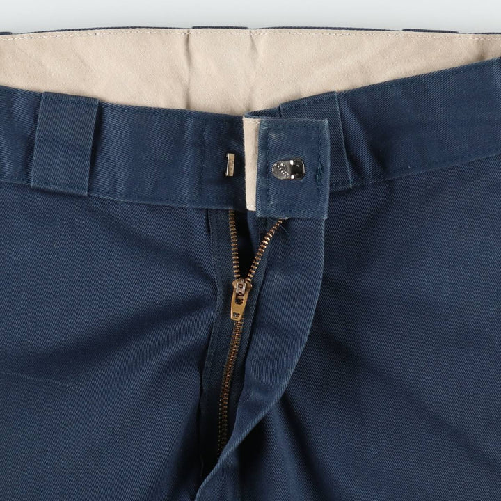Dickies Work Pants Men's W32 equivalent polyester Navy blue Vintage Second Hand