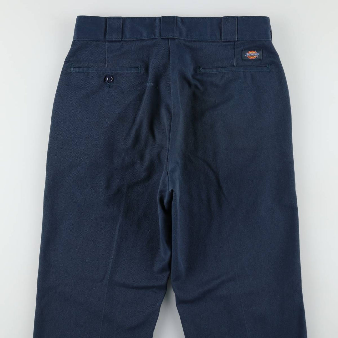 Dickies Work Pants Men's W32 equivalent polyester Navy blue Vintage Second Hand
