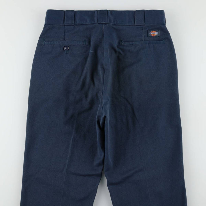 Dickies Work Pants Men's W32 equivalent polyester Navy blue Vintage Second Hand