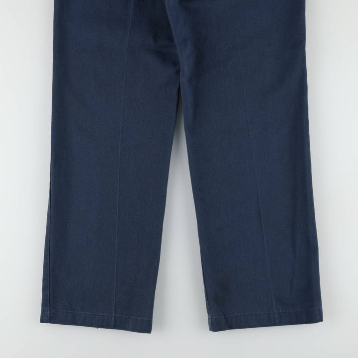 Dickies Work Pants Men's W32 equivalent polyester Navy blue Vintage Second Hand