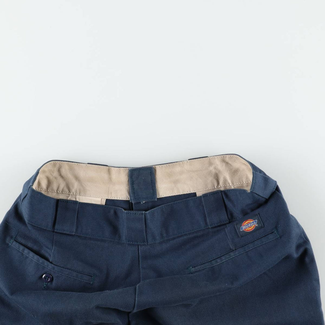 Dickies Work Pants Men's W32 equivalent polyester Navy blue Vintage Second Hand