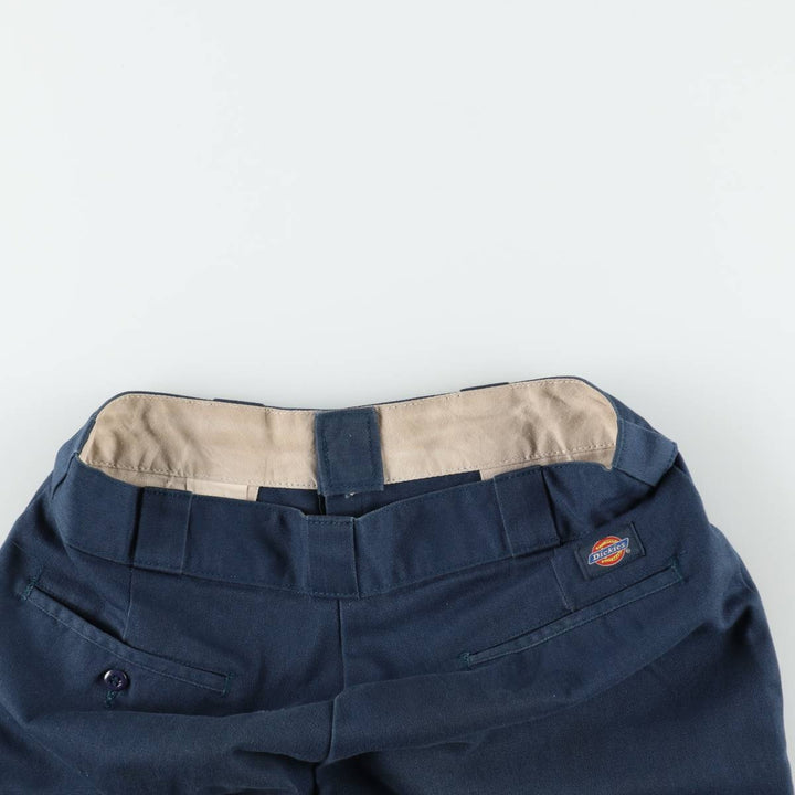 Dickies Work Pants Men's W32 equivalent polyester Navy blue Vintage Second Hand