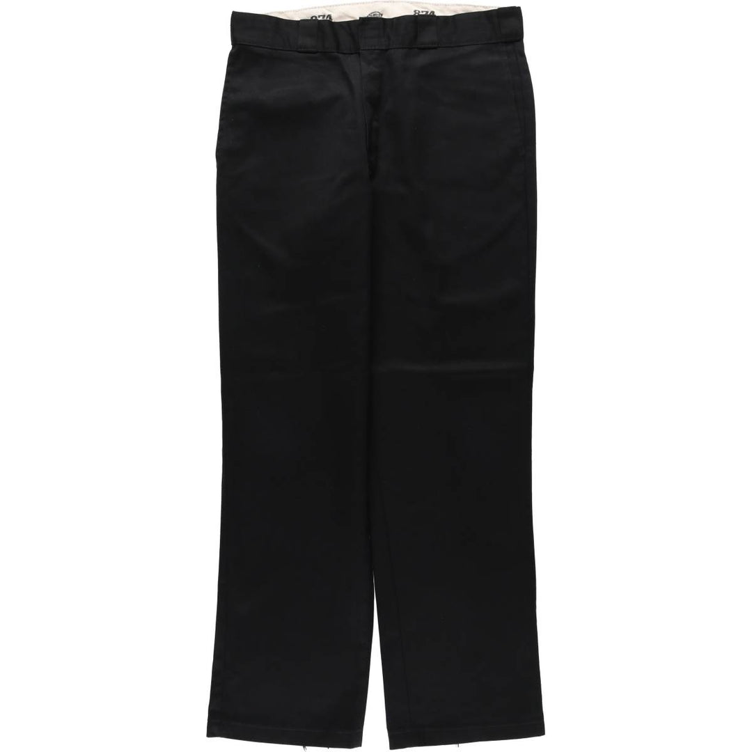 Dickies 874 Original Fit Work Pants, Men's, Size W34 polyester black type Vintage Second Hand
