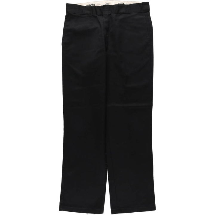 Dickies 874 Original Fit Work Pants, Men's, Size W34 polyester black type Vintage Second Hand