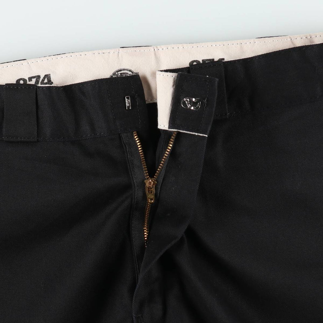 Dickies 874 Original Fit Work Pants, Men's, Size W34 polyester black type Vintage Second Hand