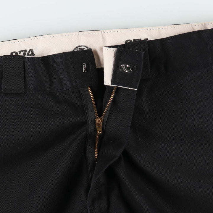 Dickies 874 Original Fit Work Pants, Men's, Size W34 polyester black type Vintage Second Hand