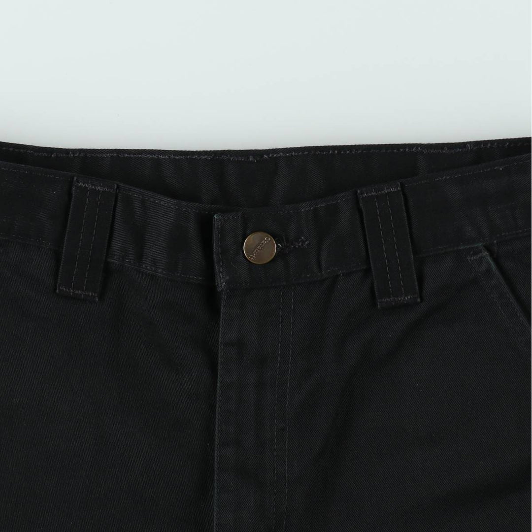 Carhartt Blended Twill Double Knee Work Pants, Men's Size W32 (approx.) polyester black type Vintage Second Hand