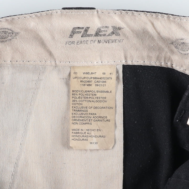 Dickies 874 Flex Original Fit Work Pants, Men's, Size 36 polyester black type Vintage Second Hand