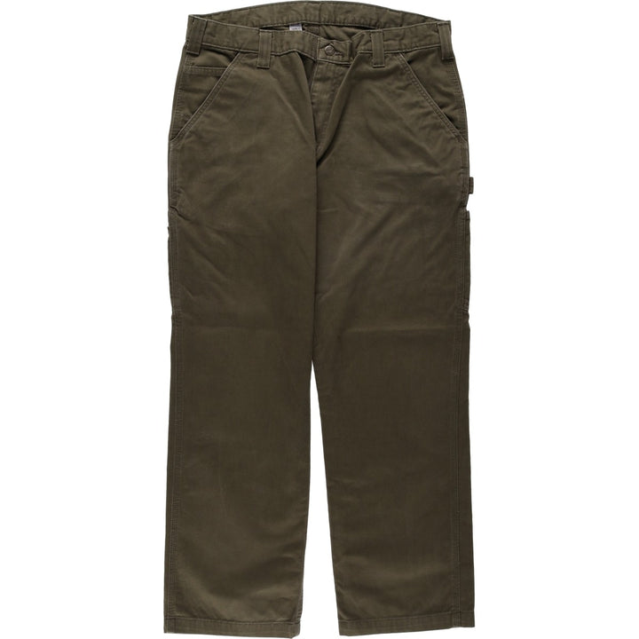 Carhartt painter pants, men's size W37 (approx.) cotton Charcoal Vintage Second Hand