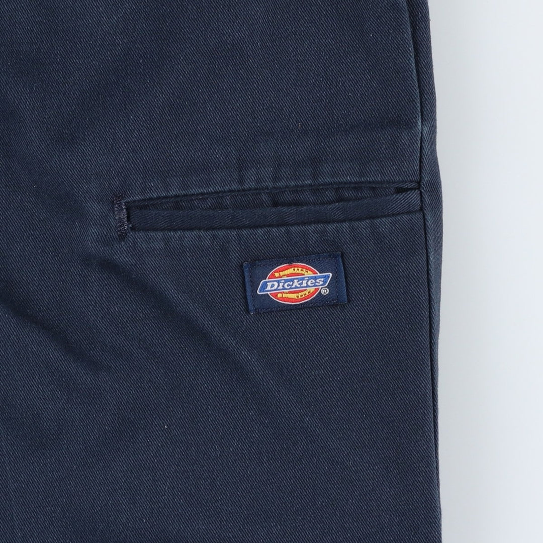 Dickies Double Knee Work Pants Men's W30 equivalent polyester navy blue type Vintage Second Hand