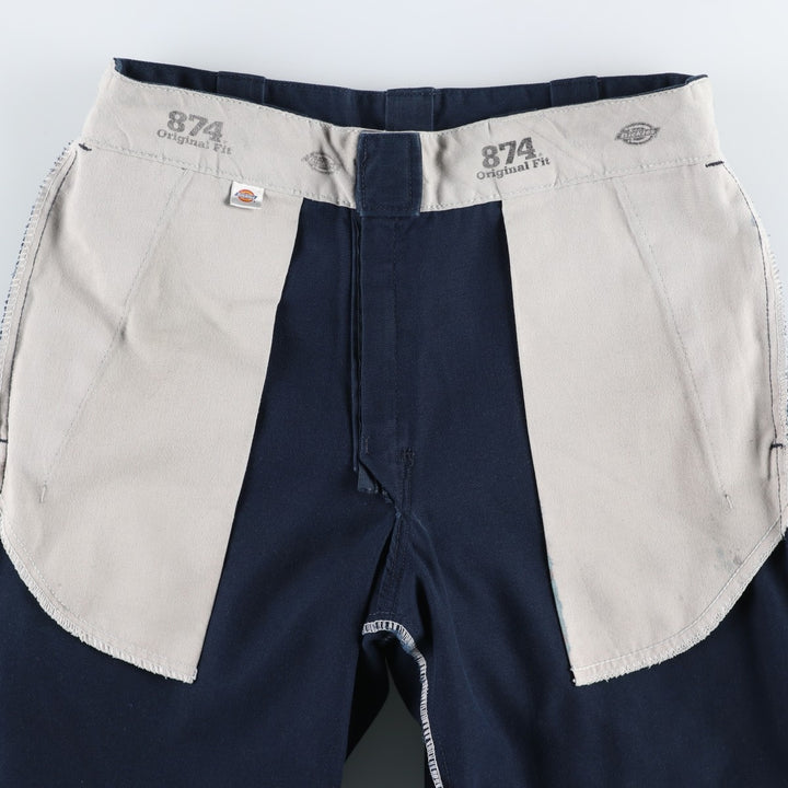Dickies 874 Original Fit Work Pants for Men, W32 equivalent unclear navy blue type Vintage Second Hand