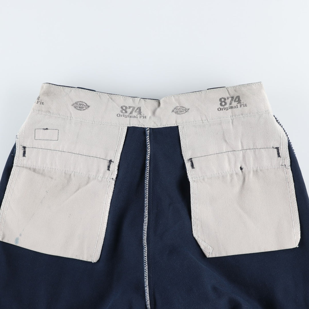 Dickies 874 Original Fit Work Pants for Men, W32 equivalent unclear navy blue type Vintage Second Hand