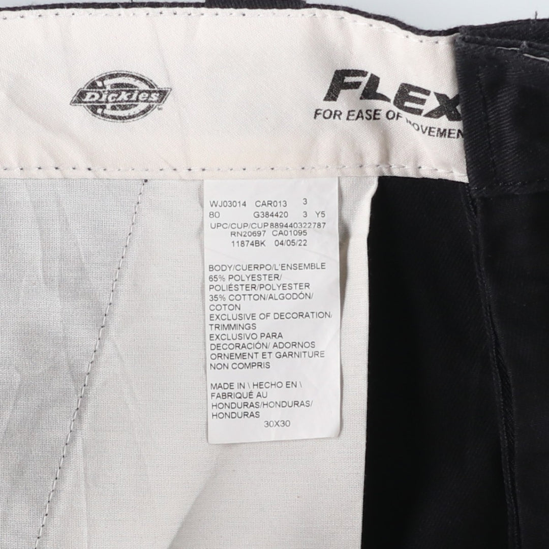Dickies 874 FLEX ORIGINAL FIT Work Pants for Men, W31 equivalent polyester black type Vintage Second Hand
