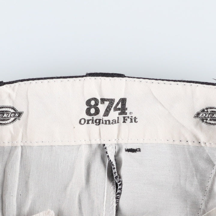 Dickies 874 FLEX ORIGINAL FIT Work Pants for Men, W31 equivalent polyester black type Vintage Second Hand