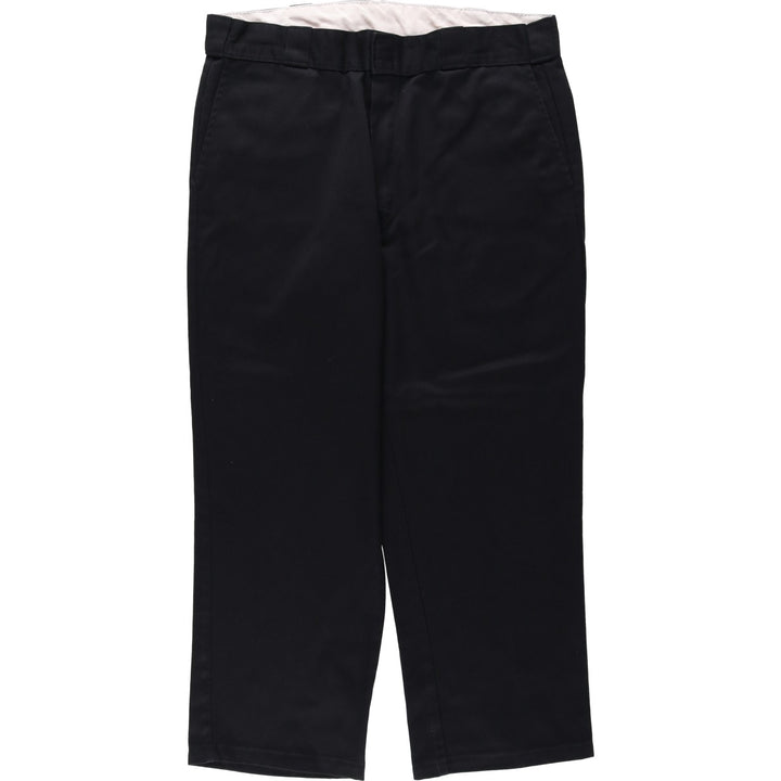 Dickies Work Pants Men's W36 polyester black type Vintage Second Hand