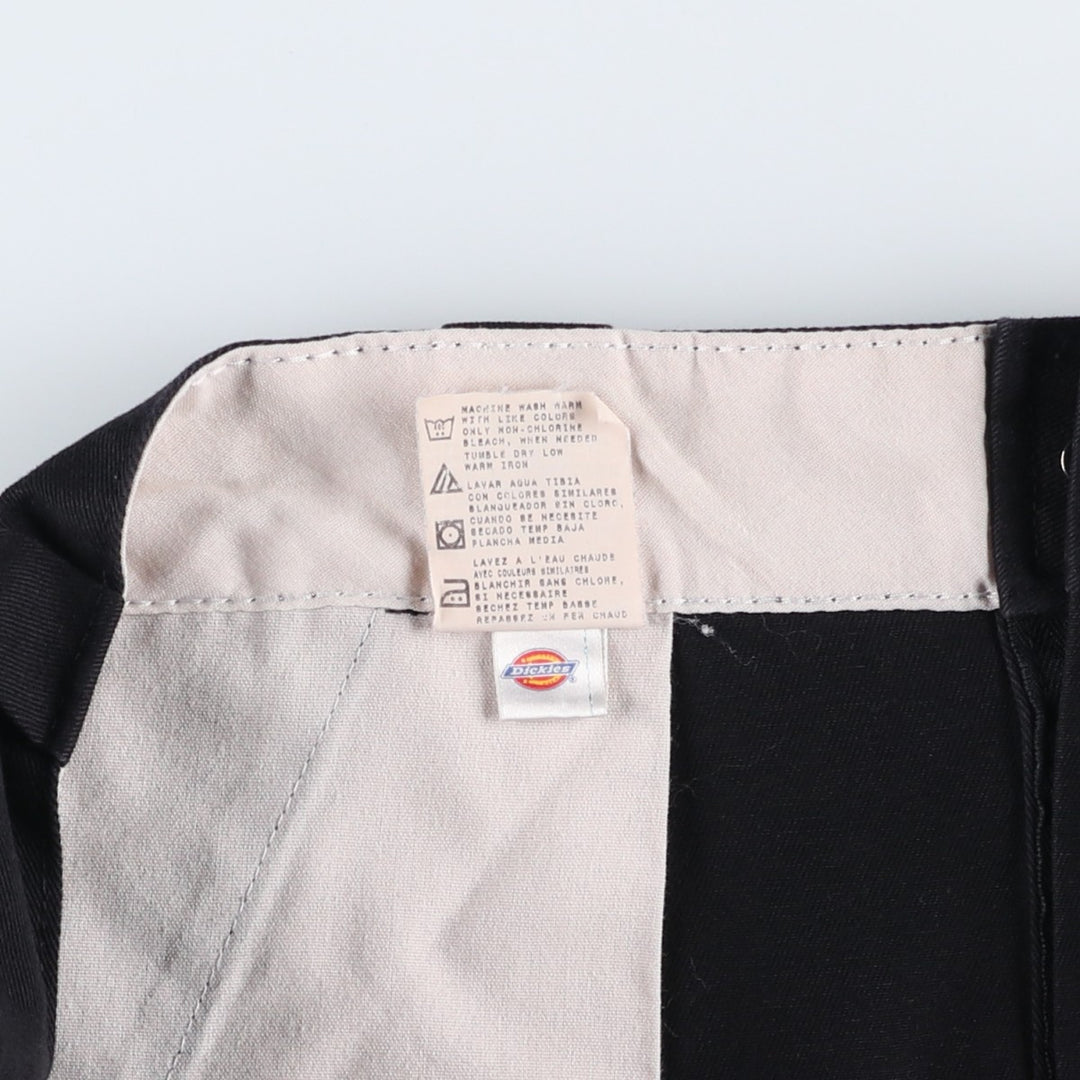 Dickies Work Pants Men's W36 polyester black type Vintage Second Hand