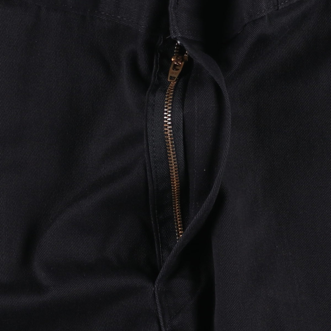 Dickies Work Pants Men's W36 polyester black type Vintage Second Hand
