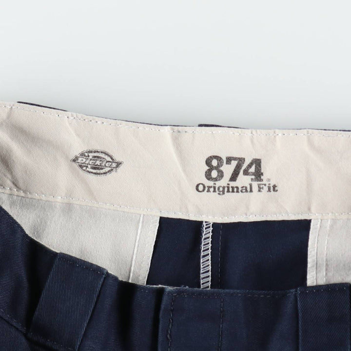 Dickies 874 Original Fit Work Pants, Men's, Size W33 unclear navy blue type Vintage Second Hand