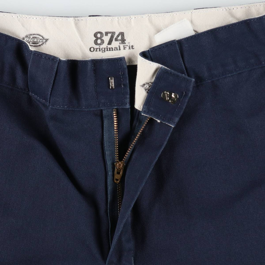 Dickies 874 Original Fit Work Pants, Men's, Size W33 unclear navy blue type Vintage Second Hand