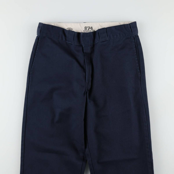 Dickies 874 Original Fit Work Pants, Men's, Size W33 unclear navy blue type Vintage Second Hand