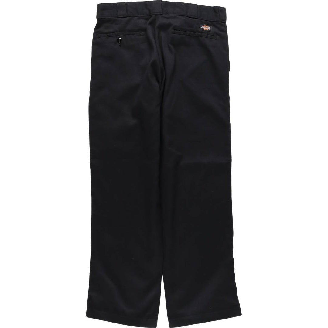 Dickies 874 FLEX ORIGINAL FIT Work Pants, Men's, Size 34 (approx.) polyester black type Vintage Second Hand