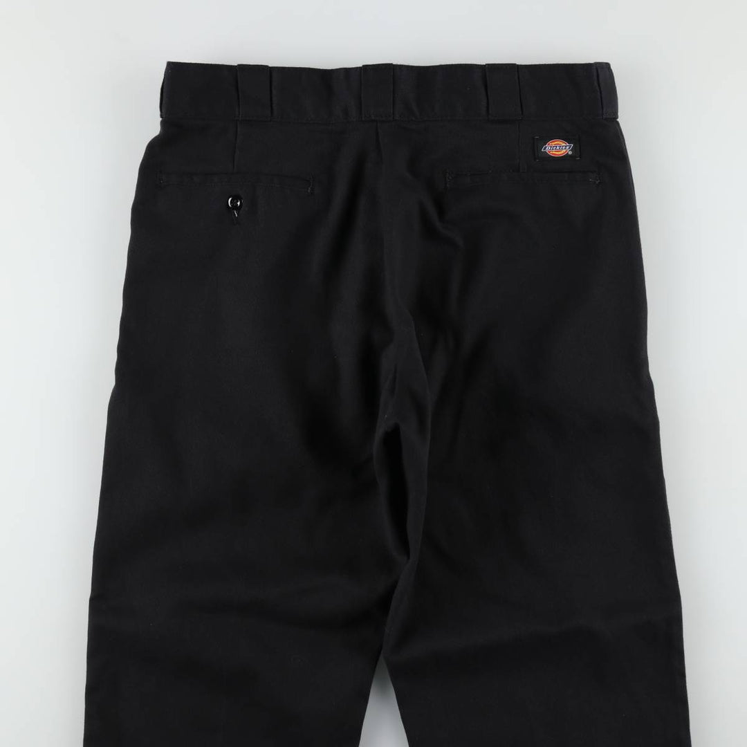 Dickies 874 FLEX ORIGINAL FIT Work Pants, Men's, Size 34 (approx.) polyester black type Vintage Second Hand