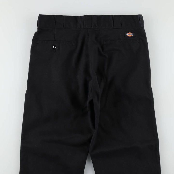 Dickies 874 FLEX ORIGINAL FIT Work Pants, Men's, Size 34 (approx.) polyester black type Vintage Second Hand