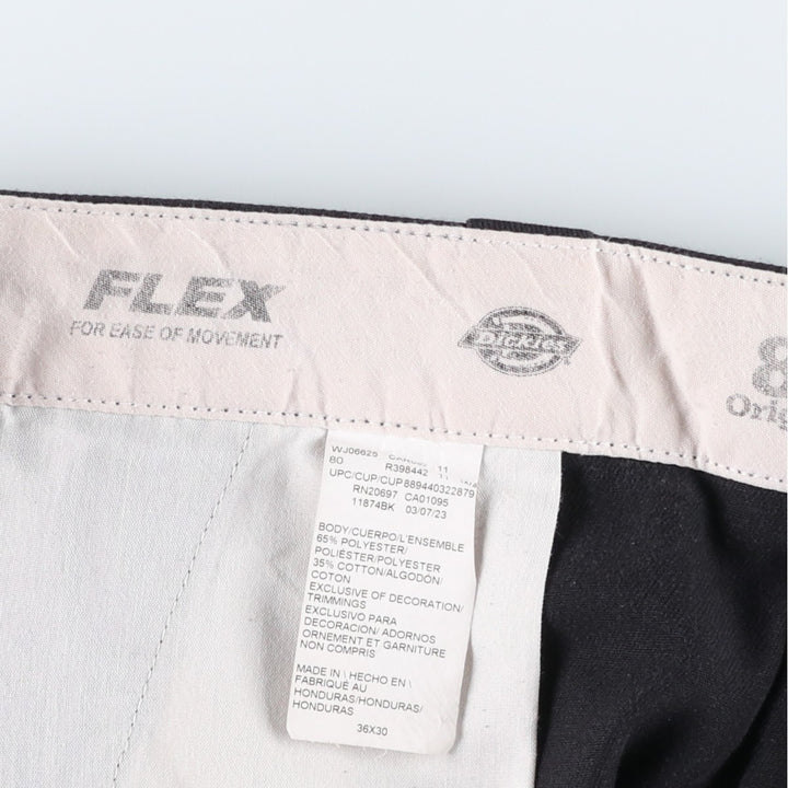 Dickies 874 Flex Original Fit Work Pants, Men's, Size 36 polyester black type Vintage Second Hand