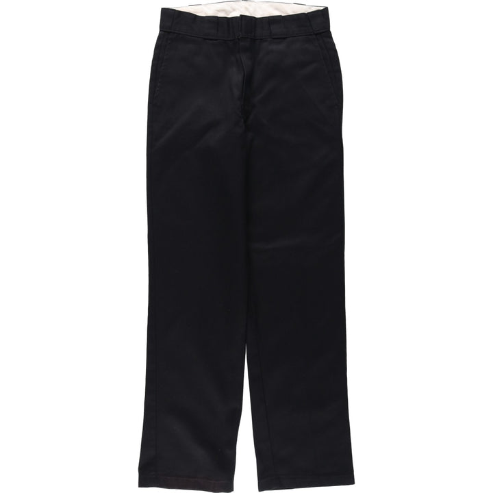 Dickies Work Pants Men's W30 equivalent polyester black type Vintage Second Hand