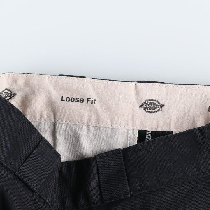 Dickies Loose Fit Double Knee Work Pants, Men's Size W31 (approx.) unclear black type Vintage Second Hand