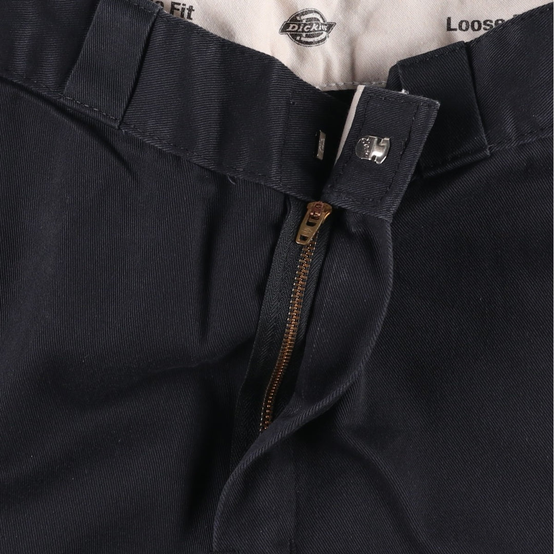 Dickies Loose Fit Double Knee Work Pants, Men's Size W31 (approx.) unclear black type Vintage Second Hand