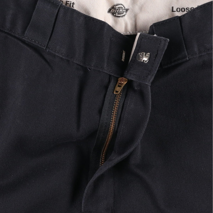 Dickies Loose Fit Double Knee Work Pants, Men's Size W31 (approx.) unclear black type Vintage Second Hand
