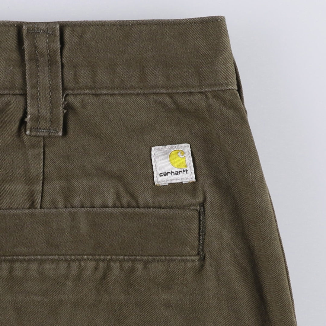 Carhartt Relaxed Fit Work Pants, Men's W35 (approx.) cotton Khaki type Vintage Second Hand