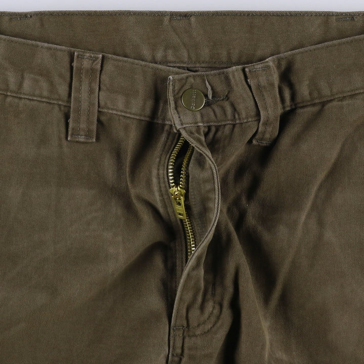 Carhartt Relaxed Fit Work Pants, Men's W35 (approx.) cotton Khaki type Vintage Second Hand