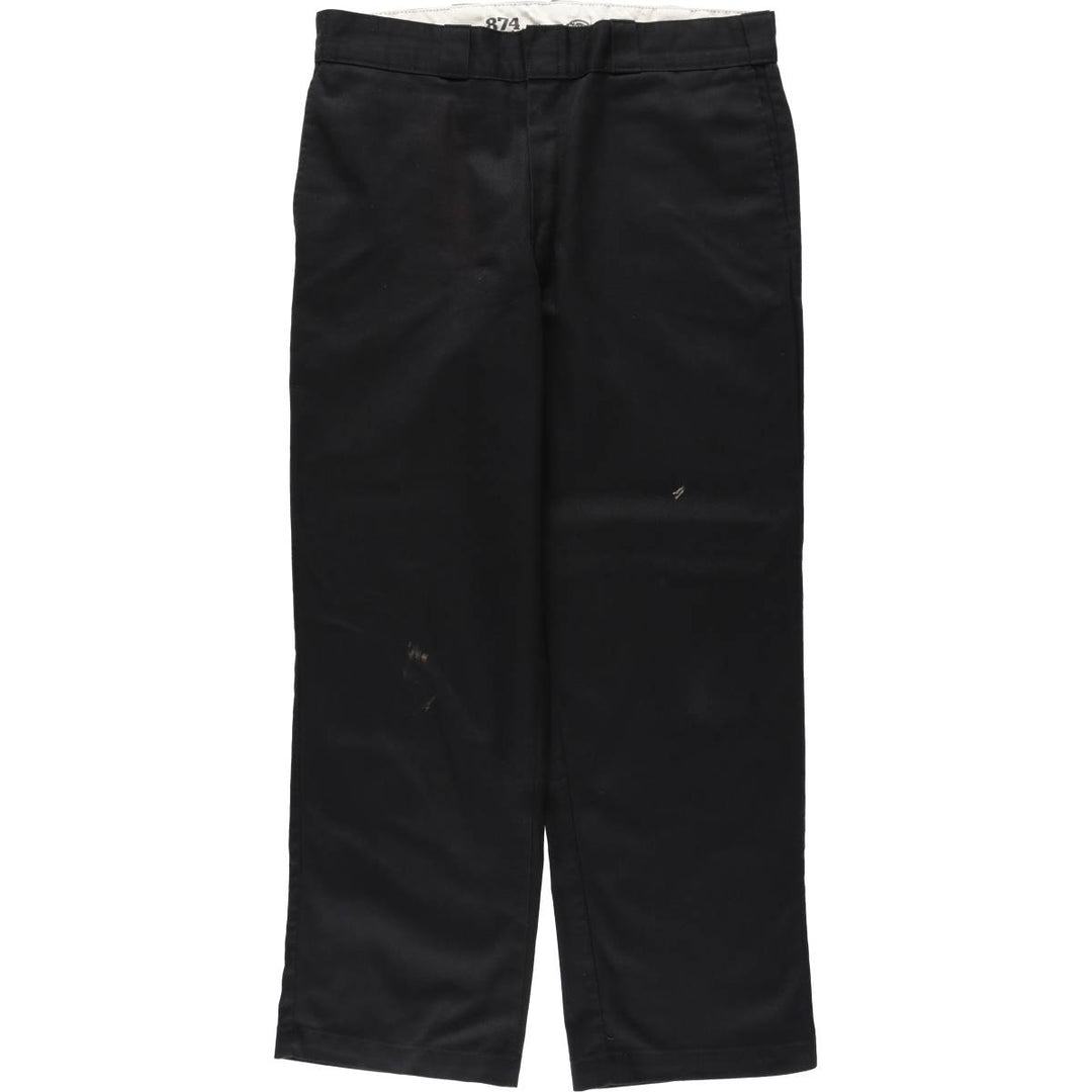 Dickies 874 Flex Original Fit Work Pants, Men's, Size 35 polyester black type Vintage Second Hand