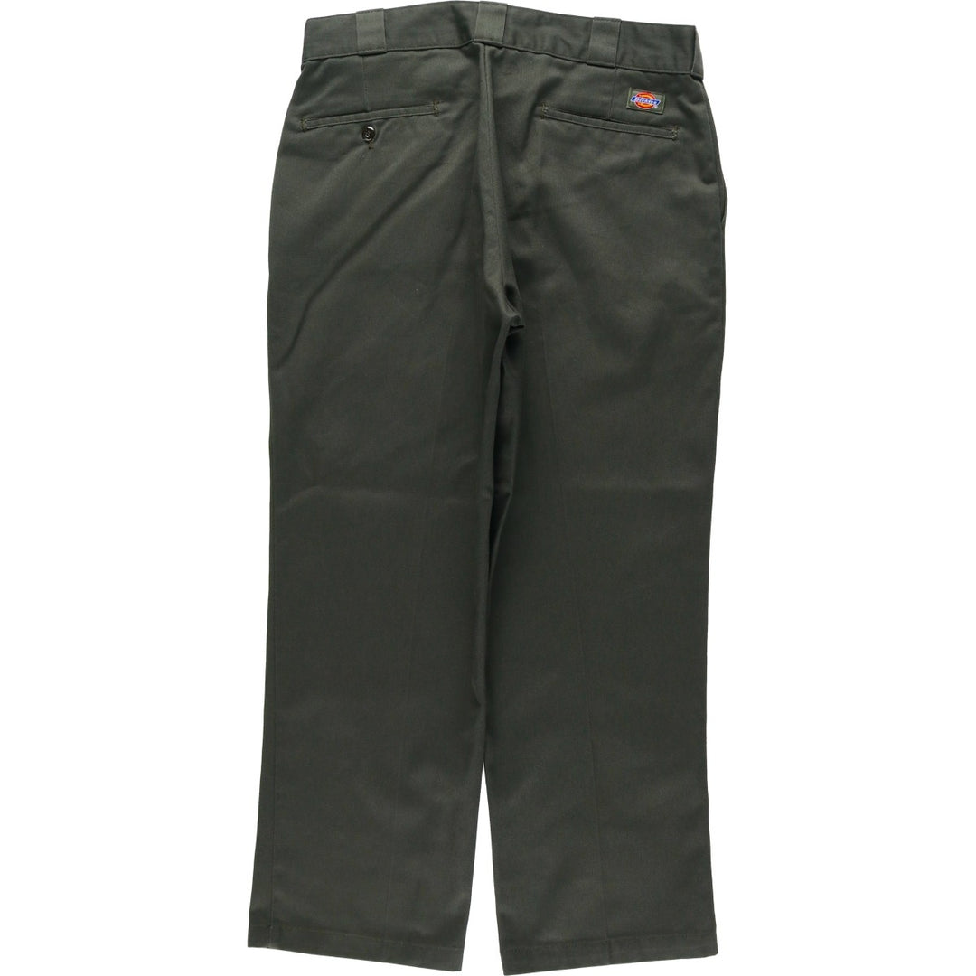 Dickies Work Pants Men's W34 polyester Khaki type Vintage Second Hand