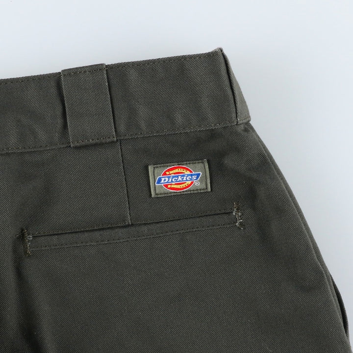 Dickies Work Pants Men's W34 polyester Khaki type Vintage Second Hand