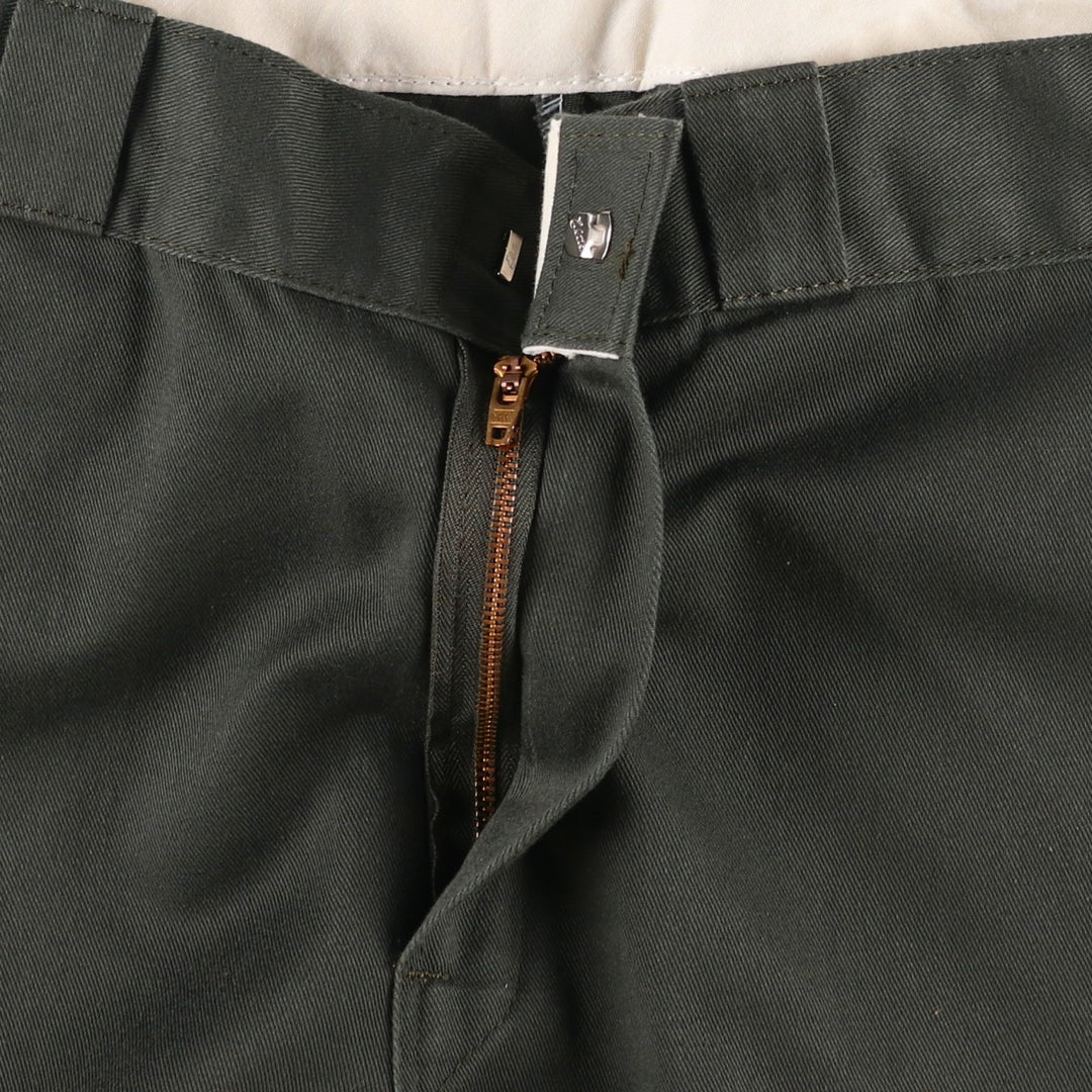 Dickies Work Pants Men's W34 polyester Khaki type Vintage Second Hand