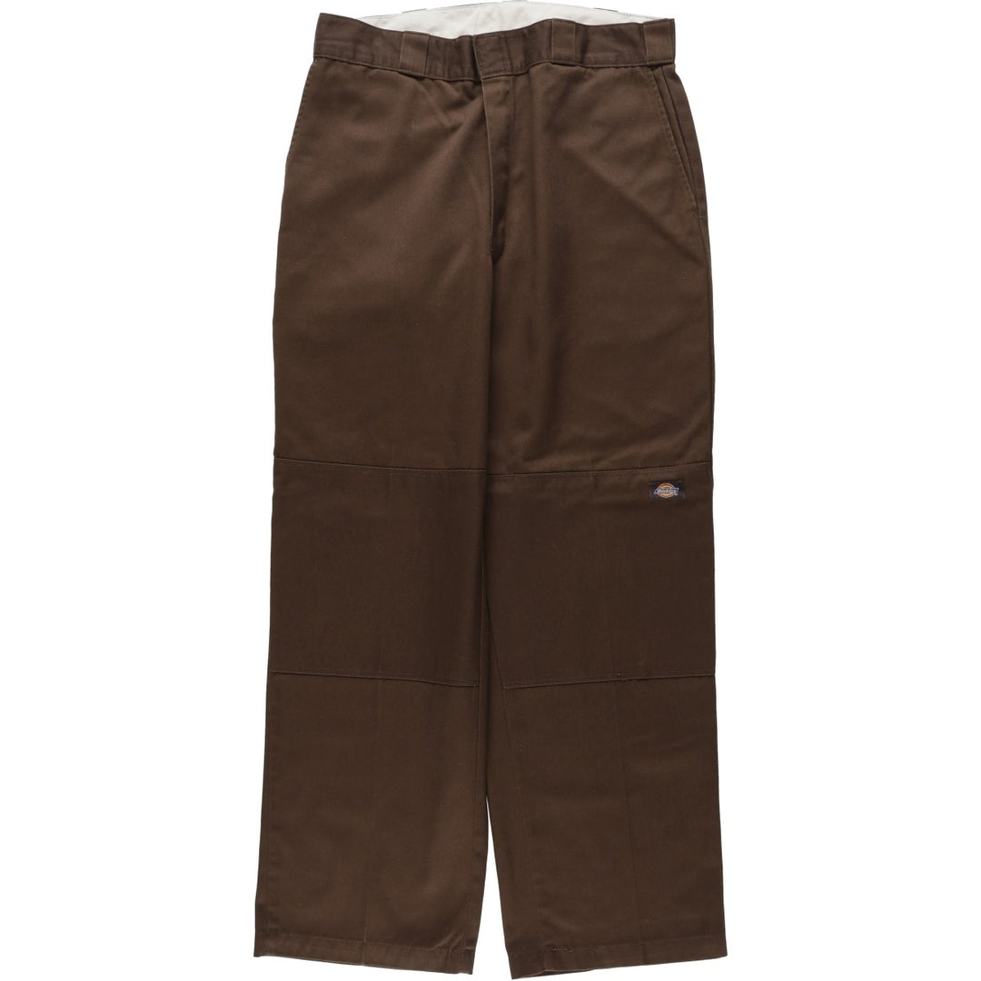 Dickies Double Knee Work Pants Men's W34 polyester brown type Vintage Second Hand