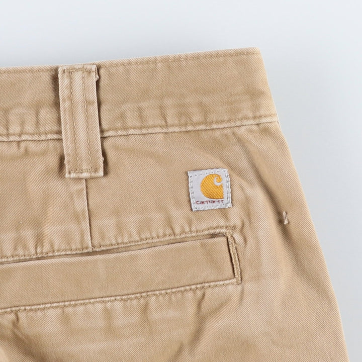 Carhartt Relaxed Fit Work Pants, Men's W35 (approx.) cotton Beige type Vintage Second Hand