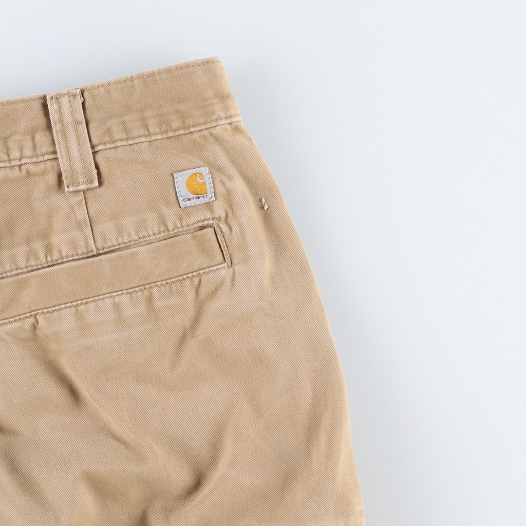 Carhartt Relaxed Fit Work Pants, Men's W35 (approx.) cotton Beige type Vintage Second Hand
