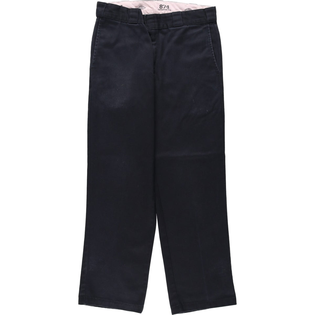 Dickies 874 Original Fit Work Pants, Men's, Size W34 polyester black type Vintage Second Hand