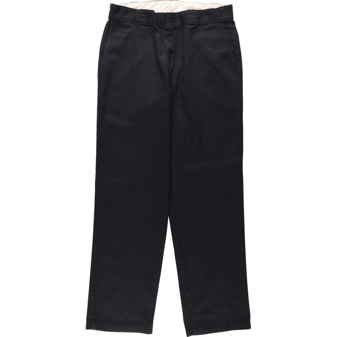 Dickies Work Pants Men's W34 polyester black type Vintage Second Hand