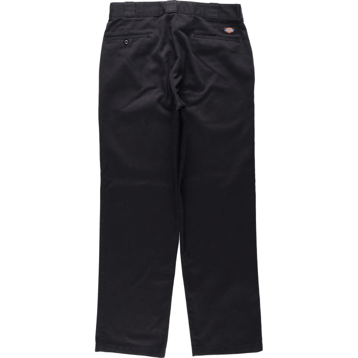 Dickies Work Pants Men's W34 polyester black type Vintage Second Hand