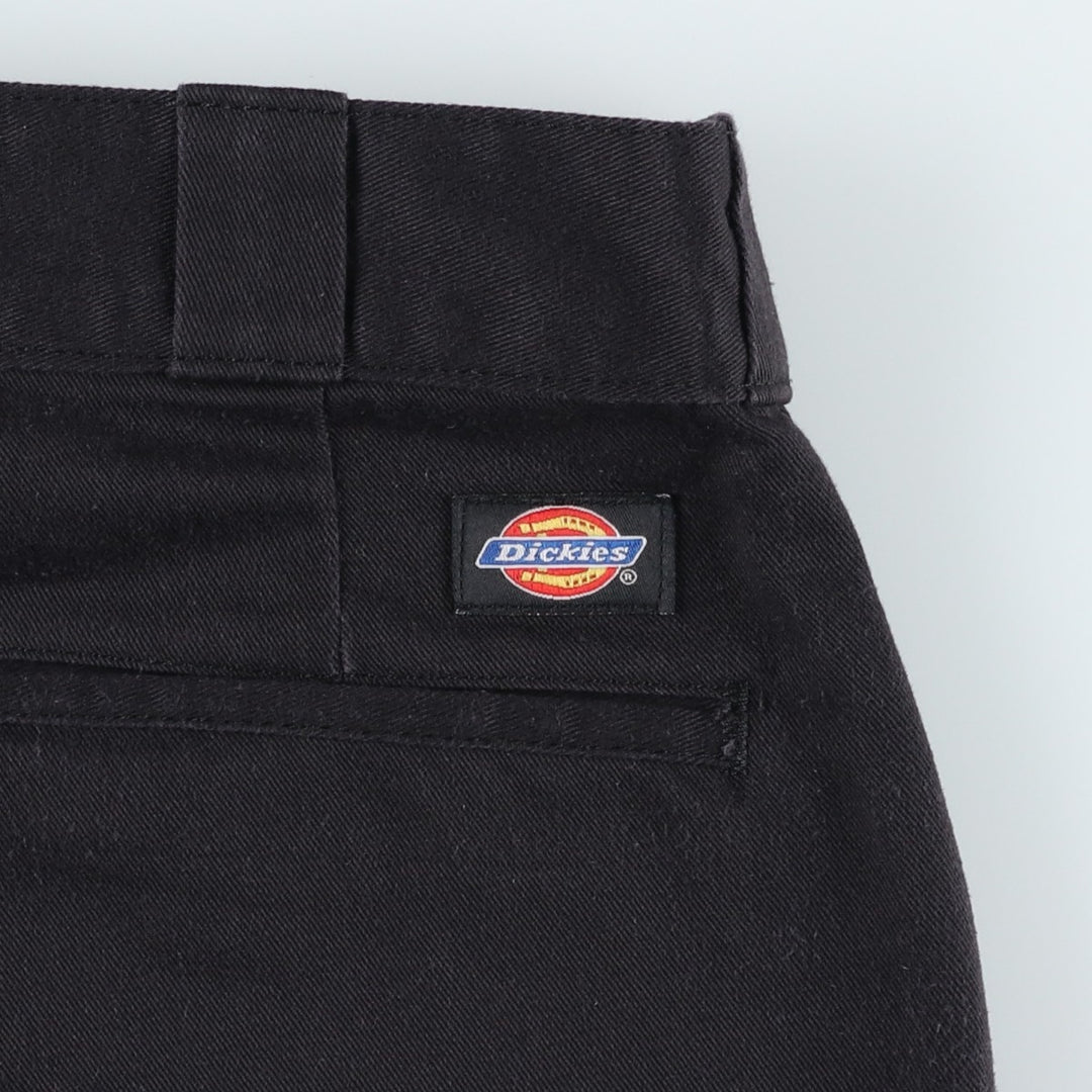 Dickies Work Pants Men's W34 polyester black type Vintage Second Hand