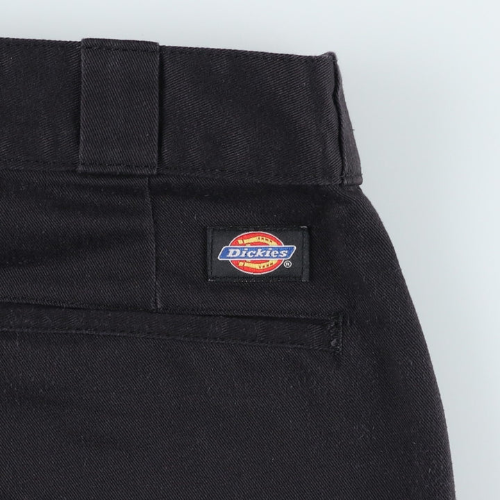 Dickies Work Pants Men's W34 polyester black type Vintage Second Hand