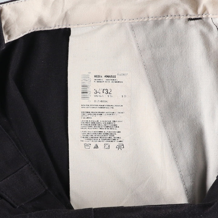 Dickies Work Pants Men's W34 polyester black type Vintage Second Hand