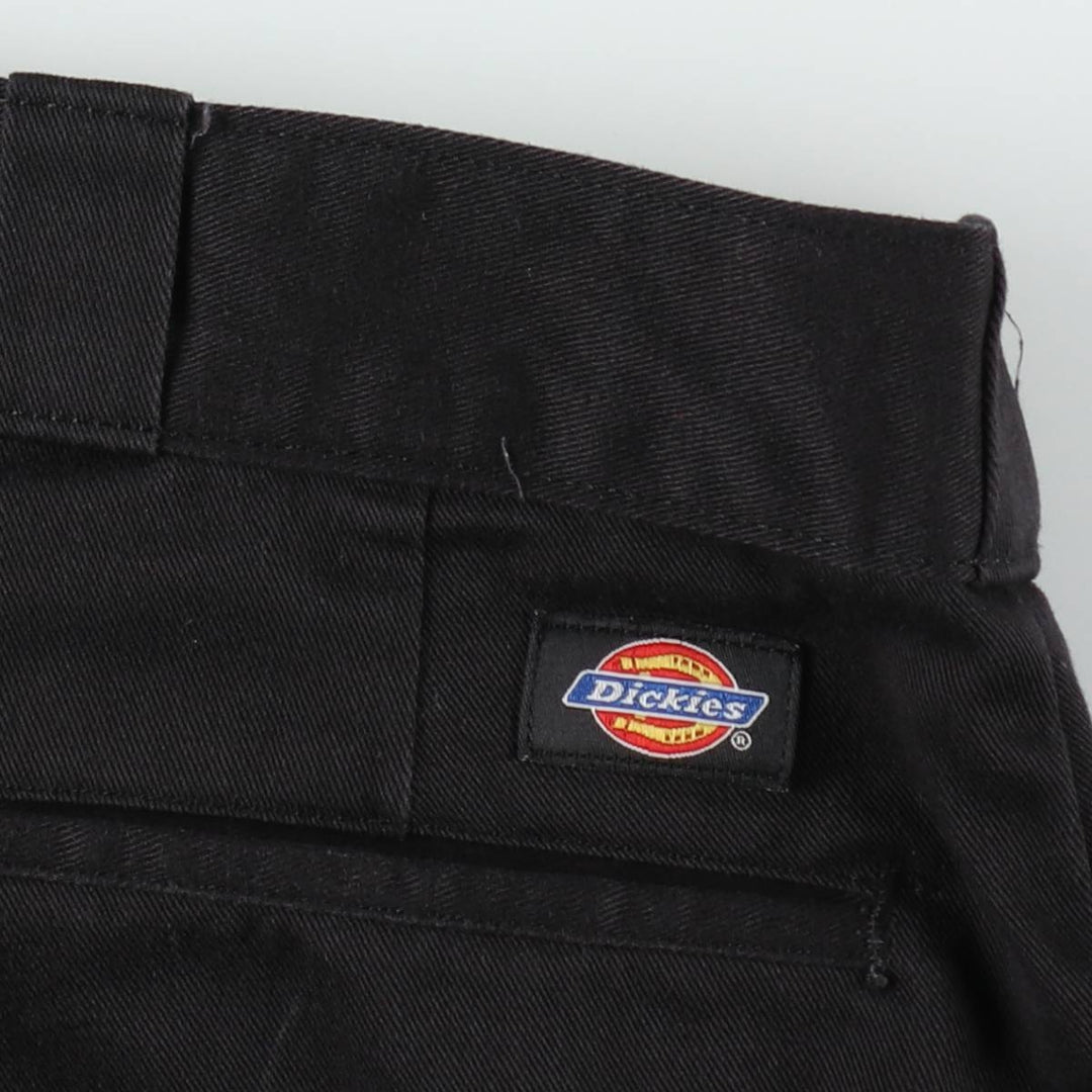 Dickies Work Pants Men's W37 polyester black type Vintage Second Hand