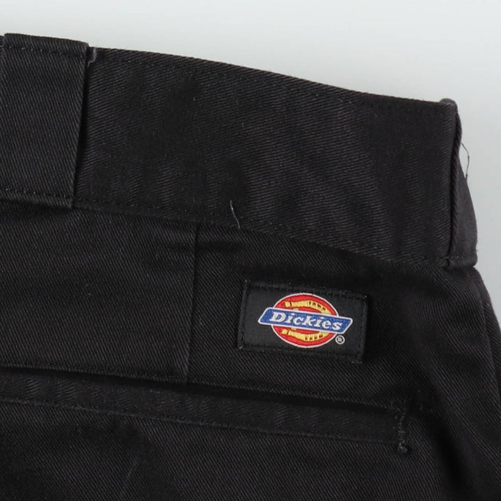 Dickies Work Pants Men's W37 polyester black type Vintage Second Hand